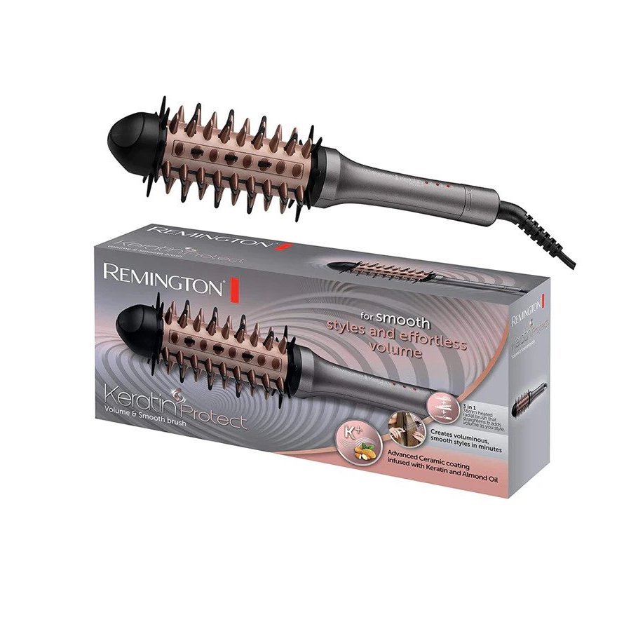 Keratin protect sleek outlet & smooth heated brush